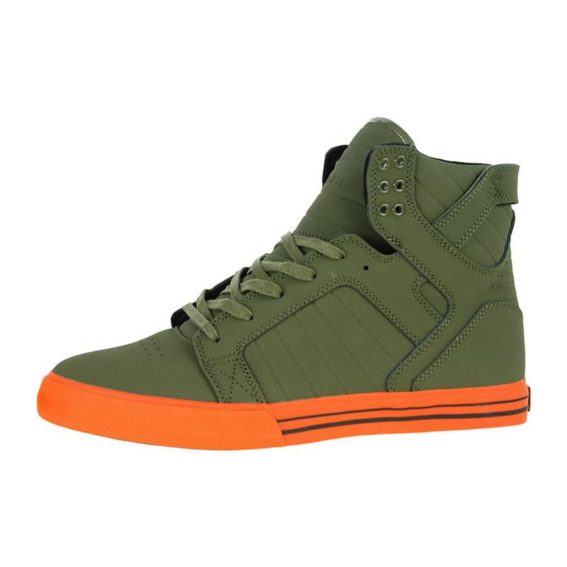 Zapatillas Altas Supra Argentina Hombre - SKYTOP Verde (KRLSE-8057)